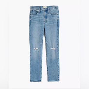 Madewell the High Rise Slim Crop Boyfriend Jean